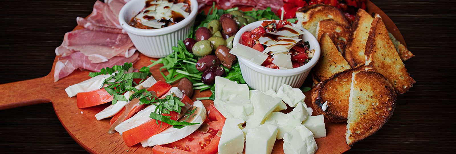 Traditional antipasto board